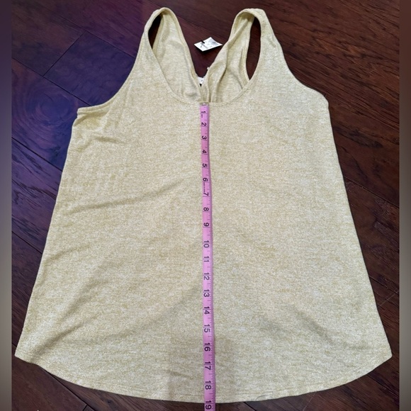Express Pink Soft Yellow. Velvety Soft. Open Detail on back. Size Large-NWT - Picture 5 of 5